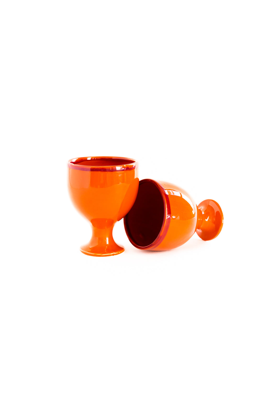 Copa de cerámica 'Raquel' naranja